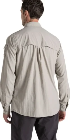 Craghoppers NosiLife Adventure III LS Shirt paita, Parchment