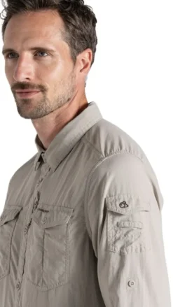 Craghoppers NosiLife Adventure III LS Shirt paita, Parchment