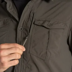 Craghoppers NosiLife Adventure LS Shirt III paita, Woodland Green