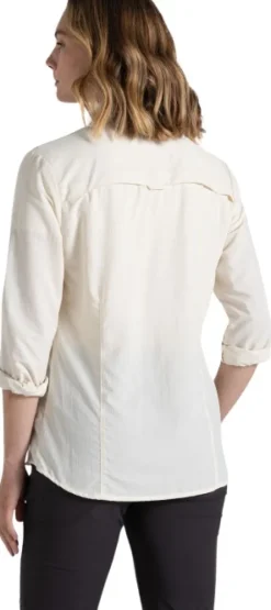 Craghoppers NosiLife Adventure LS Shirt III naisten paita, Seasalt