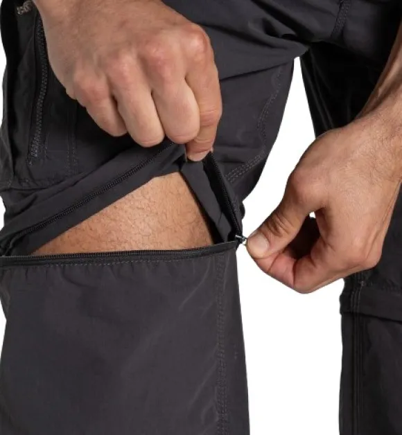 Craghoppers NosiLife Convertible Cargo katkolahjehousut, musta