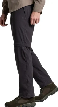 Craghoppers NosiLife Pro Convertible Trousers katkolahjehousut, mustaharmaa
