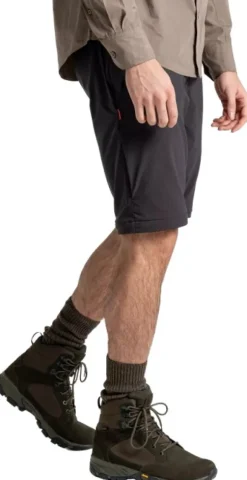 Craghoppers NosiLife Pro Convertible Trousers katkolahjehousut, mustaharmaa