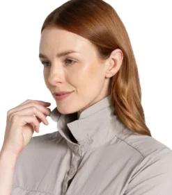 Craghoppers W's NosiLife Adventure Long Sleeved Shirt III Soft Mushroom