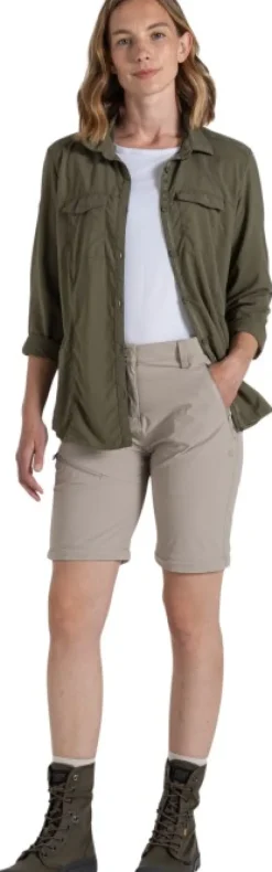 Craghoppers W's NosiLife Pro Convertible Trouser III Soft Mushroom