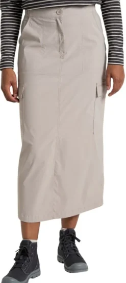 Craghoppers W's NosiLife Pro Midi Skirt Soft Mushroom
