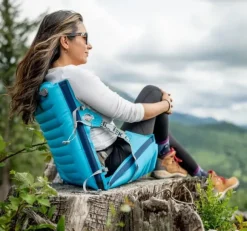 Crazy Creek AirCliner Original Chair Big retkeilytuoli, Sky Blue