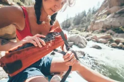 Crazy Creek Hex 2.0 Original Chair tuoli, punainen/harmaa