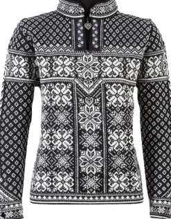 Dale Of Norway W's Peace Fem Sweater Black/Off White