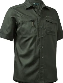 Deerhunter Atlas Shirt S/S paita, tummanvihreä