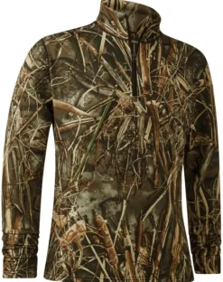 Deerhunter Game Half-Zip L/S T-Shirt paita, REALTREE MAX-7®
