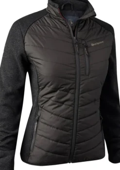 Deerhunter Lady Caroline Padded Jacket Brown leaf