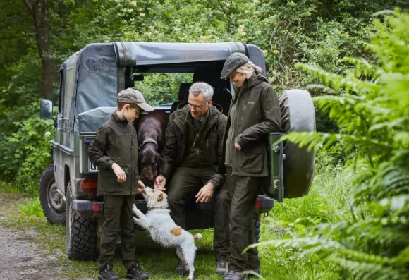 Deerhunter Lady Chasse Trousers naisten metsästyshousut, vihreäruskea