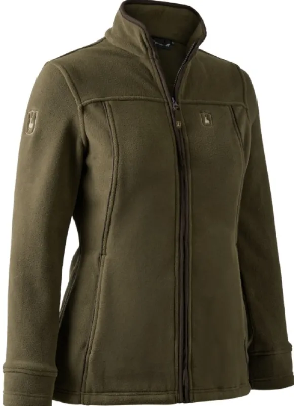 Deerhunter Lady Eagle Fleece Jacket naisten fleecetakki, Tarmac Green