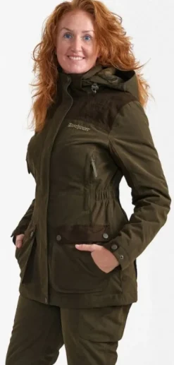 Deerhunter Lady Eagle Jacket naisten metsästystakki, Tarmac Green