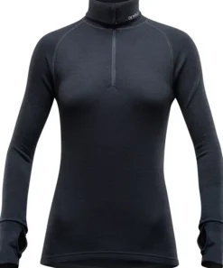 Devold Expedition Woman Zip Neck Black