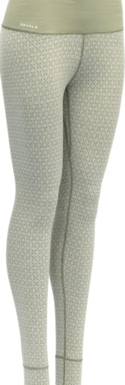 Devold Kvitegga Merino 230 Longs naisten kerrastohousut, Raw White