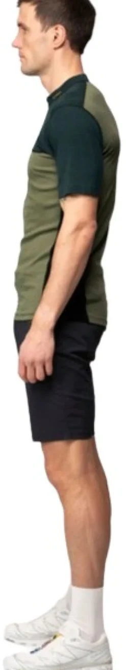 Devold Lauparen Merino 190 Zip Tee Man Ink/Lichen/Black