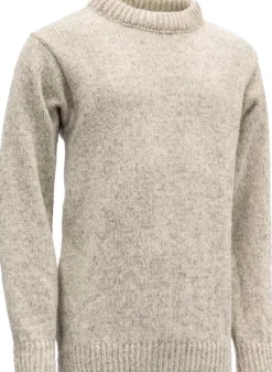 Devold Nansen Sweater Crew Neck Unisex Grey Melange