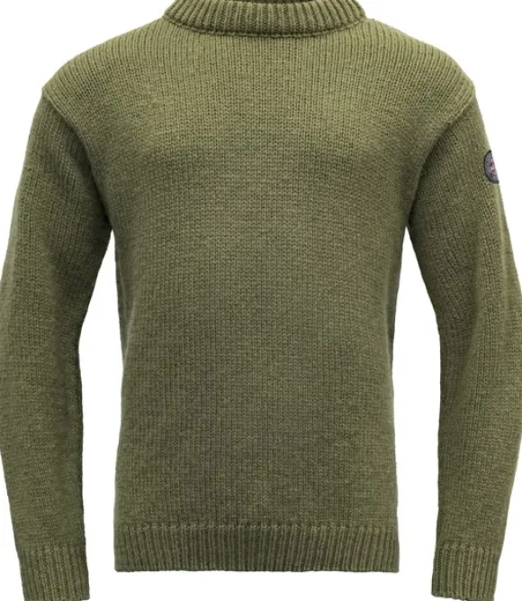 Devold Nansen Sweater Crew Neck Unisex Olive