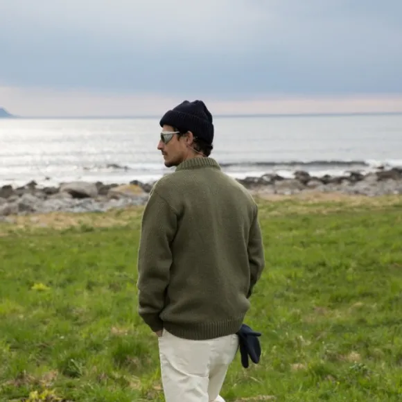 Devold Nansen Sweater Crew Neck Unisex Olive