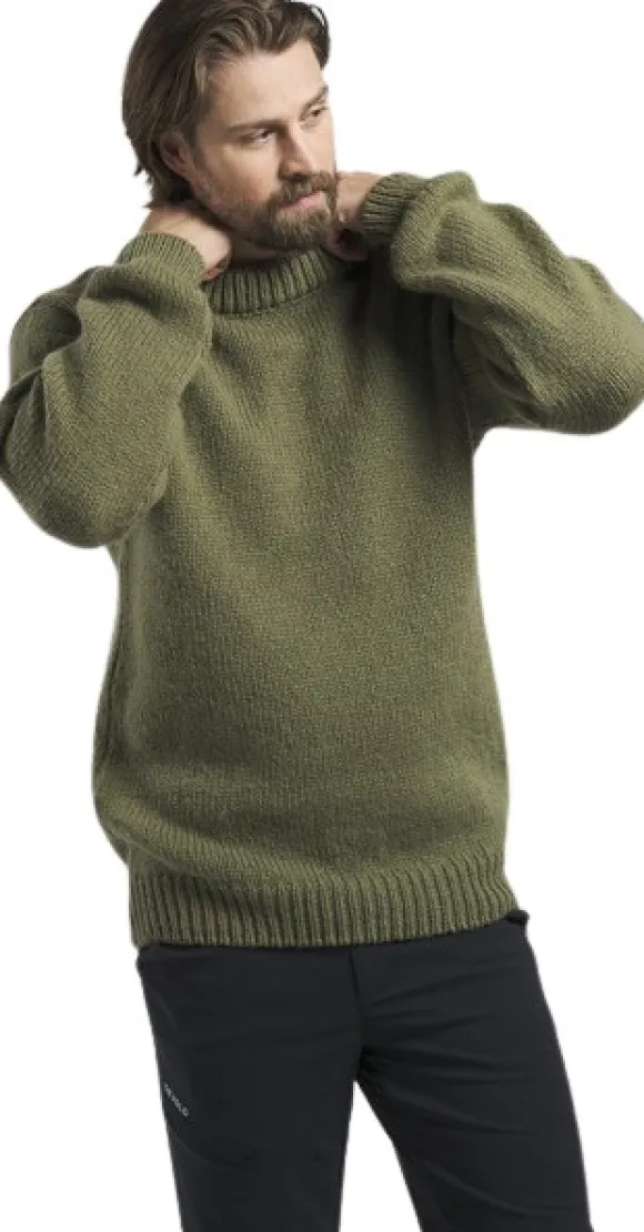 Devold Nansen Sweater Crew Neck Unisex Olive