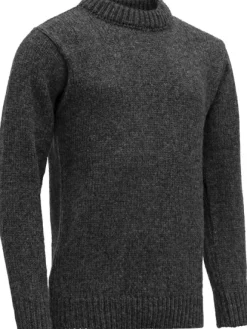 Devold Nansen Wool Sweater villapaita, unisex, tummanharmaa