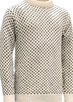 Devold Nordsjø Sweater Crew Neck Unisex Offwhite