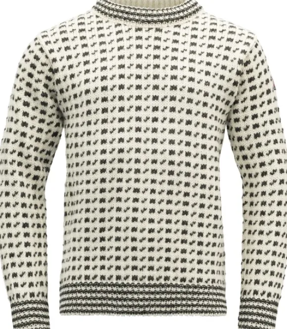 Devold Original Islender Crew Neck Unisex Offwhite/Anthracite