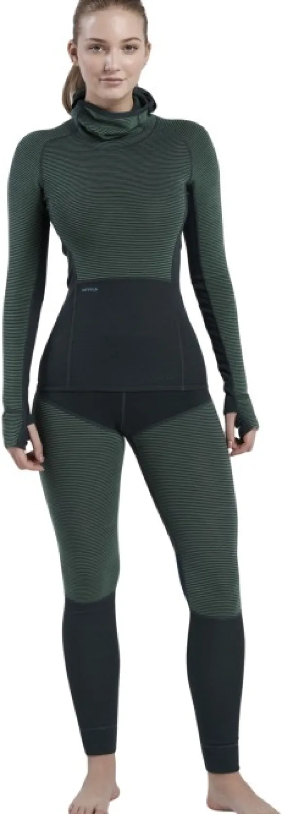 Devold Tuvegga Merino Hoodie + Longs naisten kerrasto, Woods