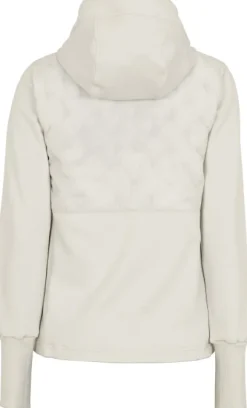 Didriksons Valda FZ naisten hupparitakki, hopea/valkoinen