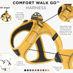 DOG Copenhagen Comfort Walk Go Harness Lemon XXS-XS
