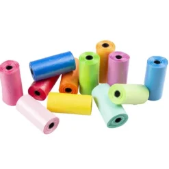 Duvo+ Rainbow Durable Poop Wastebags 12 Rolls