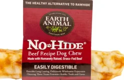 Earth Animal No-Hide Beef Chews puruluu, Small