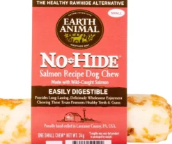 Earth Animal No-Hide Salmon Chews puruluu, Small