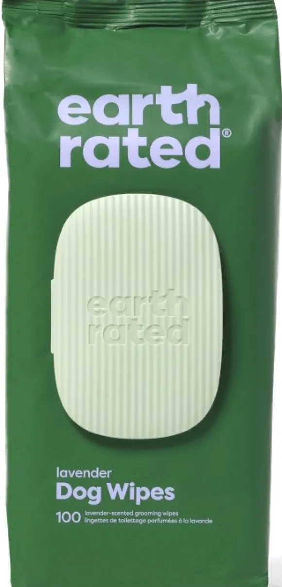 Earth Rated Wipes Lavender kosteuspyyhkeet, 100 kpl