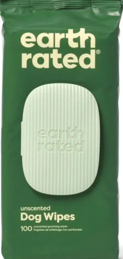 Earth Rated Wipes Unscented kosteuspyyhkeet, 100 kpl