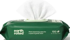 Earth Rated Wipes Unscented kosteuspyyhkeet, 100 kpl