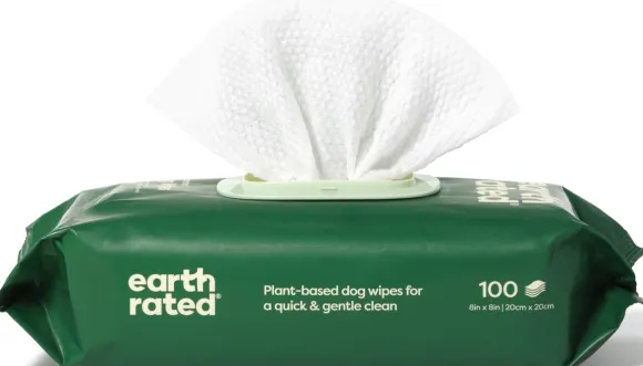 Earth Rated Wipes Unscented kosteuspyyhkeet, 100 kpl