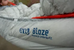 Eno Blaze UnderQuilt lämmin alushuopa, harmaavalkoinen