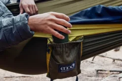 Eno DoubleNest Bluesign kahden hengen riippumatto, oliivi/oranssi