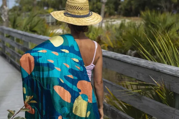 Eno FieldDay Blanket fleecepeitto, Lagoon