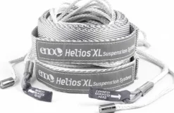 Eno Helios XL Ultralight Suspension System kiinnitysjärjestelmä riippumatolle, harmaa, 4,08 m