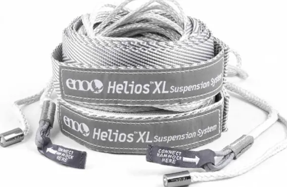 Eno Helios XL Ultralight Suspension System kiinnitysjärjestelmä riippumatolle, harmaa, 4,08 m