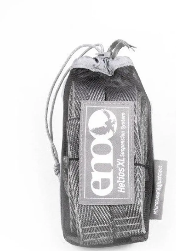 Eno Helios XL Ultralight Suspension System kiinnitysjärjestelmä riippumatolle, harmaa, 4,08 m