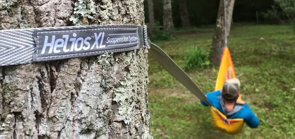 Eno Helios XL Ultralight Suspension System kiinnitysjärjestelmä riippumatolle, harmaa, 4,08 m