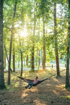 Eno TravelNest Hammock + Straps Combo riippumatto ja kiinnitysjärjestelmä, vihreä