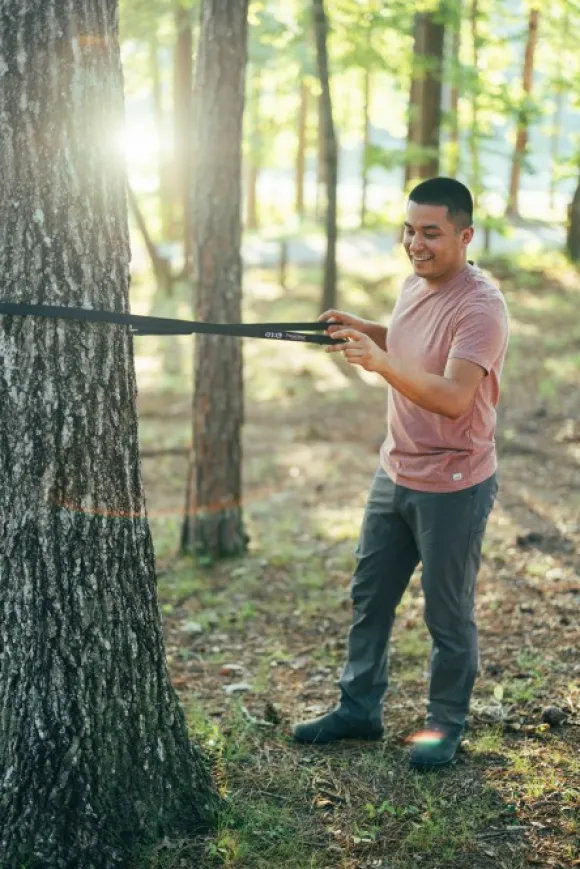 Eno TravelNest Hammock + Straps Combo riippumatto ja kiinnitysjärjestelmä, vihreä