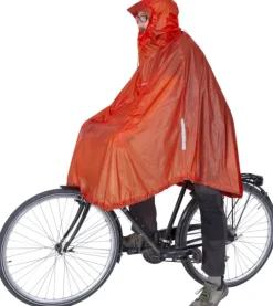 Exped Bike + Hike Poncho sadeviitta, Dark Lava