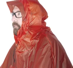 Exped Bike + Hike Poncho sadeviitta, Dark Lava